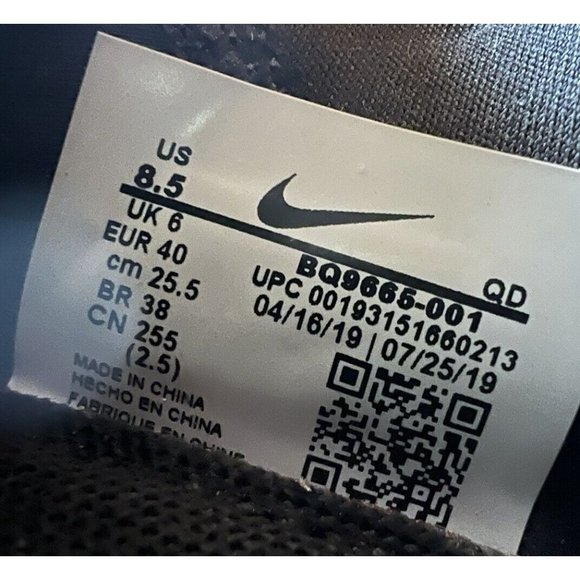 Nike Air Max Dia Shoes Women's Sz 8.5 Black White Running Shoe Sneaker with Box - Picture 8 of 10